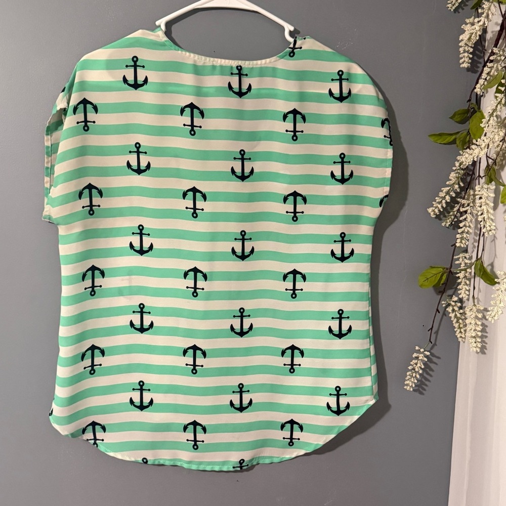 Anchor Print Blouse - Picture 8 of 8